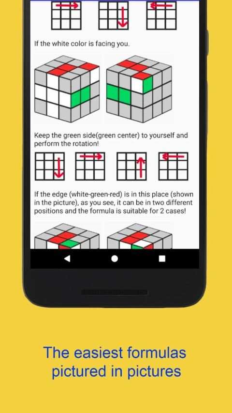 How to solve a Rubik's Cube 3x3 + Timer скриншот 8