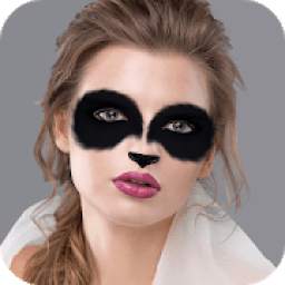 Panda Face Mask: Animal Photo Editor