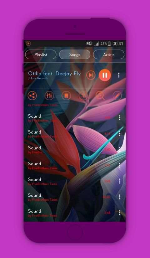 Mp3 player स्क्रीनशॉट 4