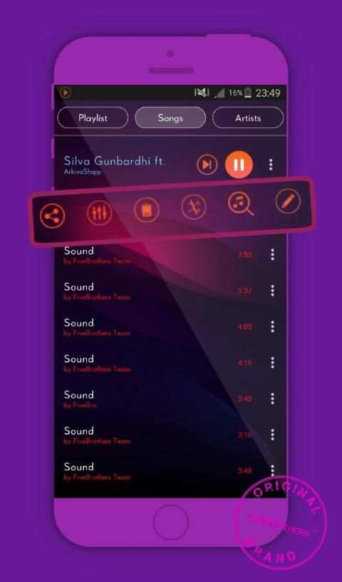 Mp3 player स्क्रीनशॉट 8