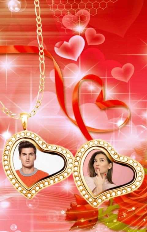 Love Locket Photo Frames स्क्रीनशॉट 8