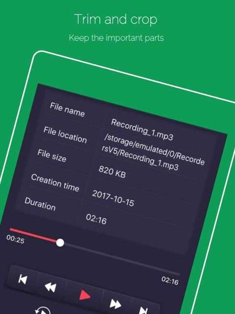 Voice Recorder स्क्रीनशॉट 16
