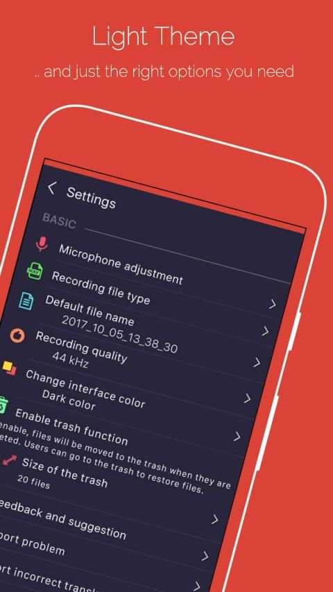 Voice Recorder स्क्रीनशॉट 21