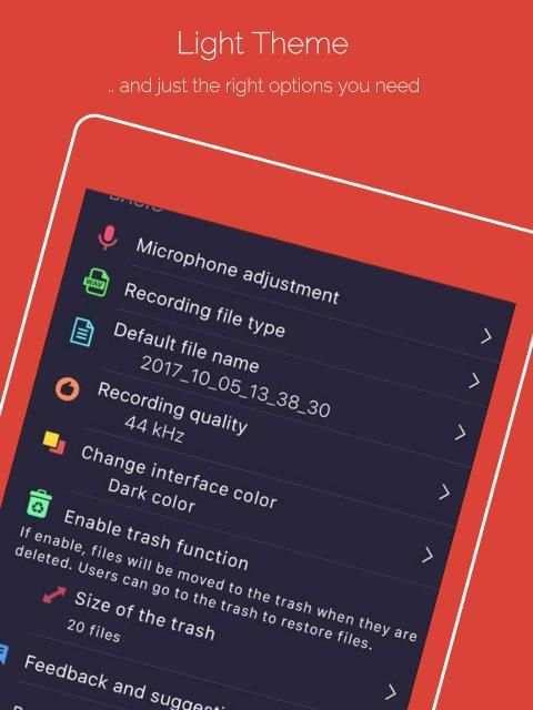 Voice Recorder स्क्रीनशॉट 11