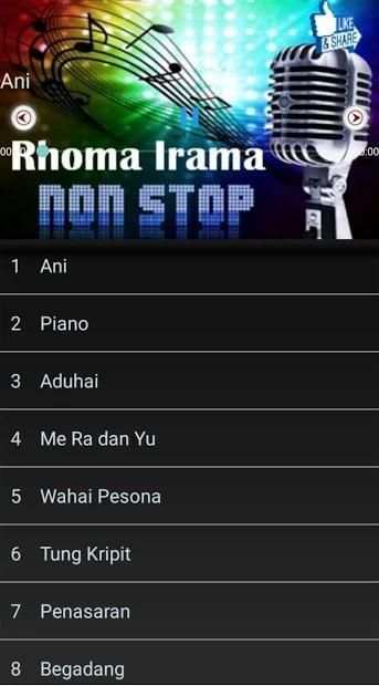 Rhoma Irama MP3 स्क्रीनशॉट 1