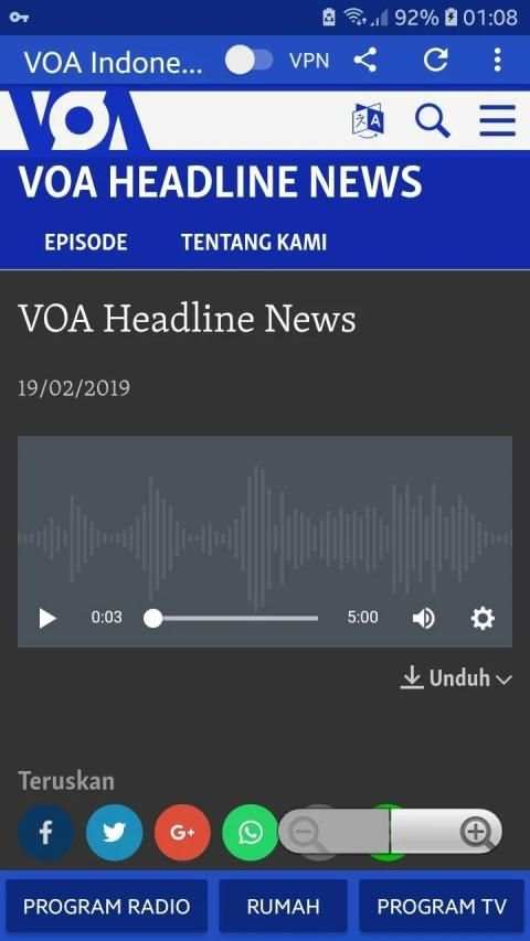 VOA Bahasa Indonesia News screenshot 1