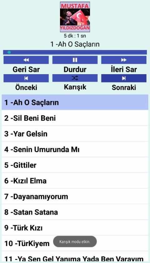 Mustafa YILDIZDOĞAN Şarkıları (İnternetsiz) screenshot 1