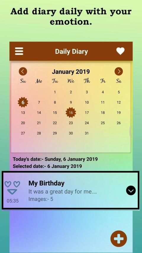 Daily Diary-With Lock (Secrets) screenshot 6