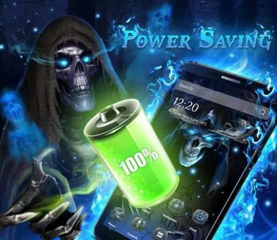 3D Blue Grim Reaper Launcher screenshot 1