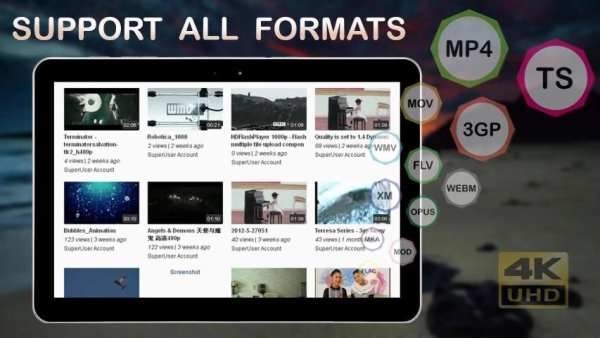 Real Video Player For Android - ALL FORMAT स्क्रीनशॉट 20