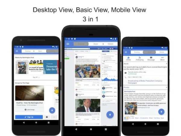 Desktop View for Facebook - Lock Screen screenshot 2