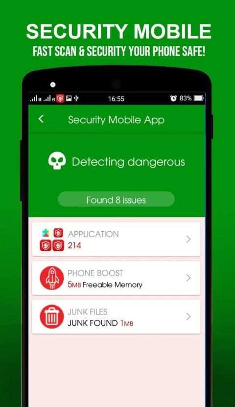 Security mobile app - Antivirus cleaner, App Lock स्क्रीनशॉट 3