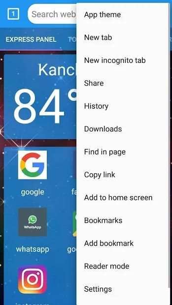 K Browser 2.0 screenshot 2