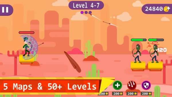 Stickman Archer - Zombie Hunter screenshot 4