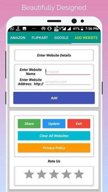 All in one App - All Websites & Private Browser screenshot 2