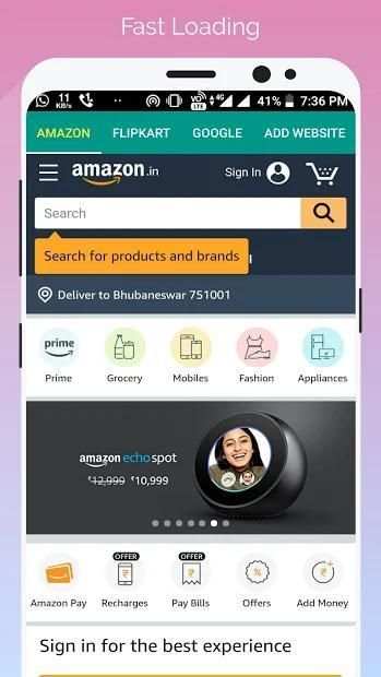 All in one App - All Websites & Private Browser screenshot 1
