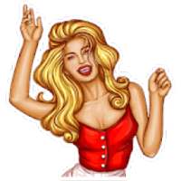 Pin-up Girl Stickers Set