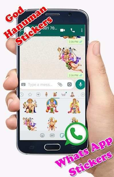 Lord Hanuman Stickers for whatsapp(WASticker APP) स्क्रीनशॉट 1