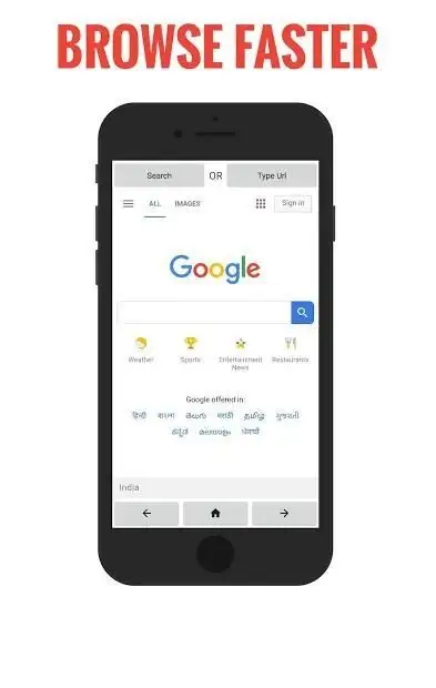 World mini browser screenshot 1
