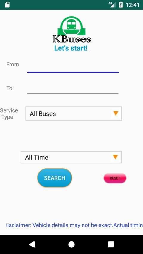 KBuses - Kerala Bus Shedules screenshot 5