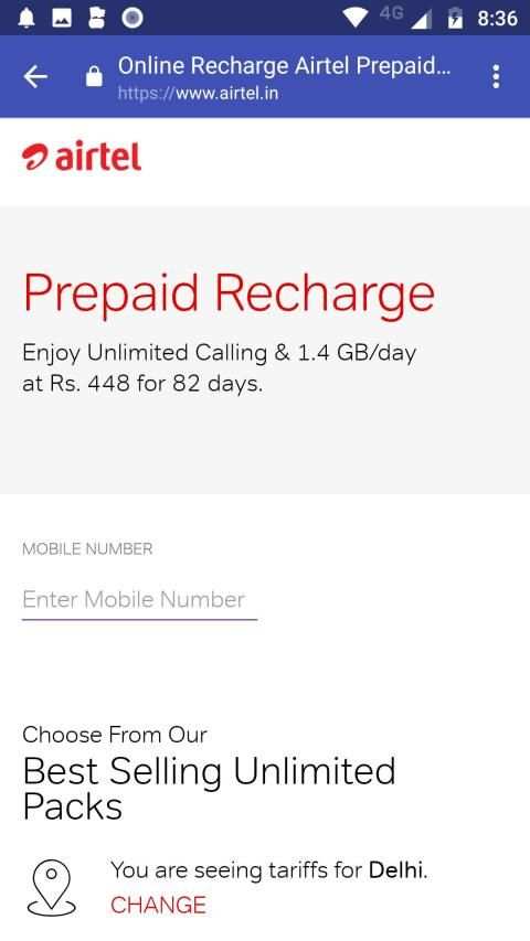 Online Mobile DTH Recharge - Easy Recharge App स्क्रीनशॉट 3