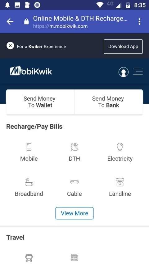 Online Mobile DTH Recharge - Easy Recharge App स्क्रीनशॉट 1