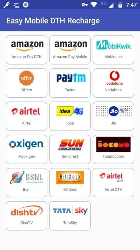 Online Mobile DTH Recharge - Easy Recharge App स्क्रीनशॉट 6