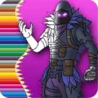 How To Draw And Coloring Battle Royale Skin
