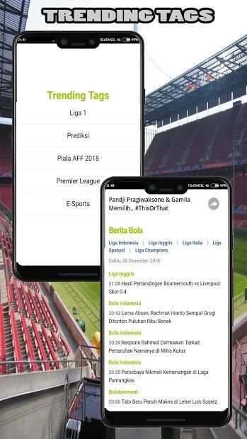 Bola Net For Mobile screenshot 1
