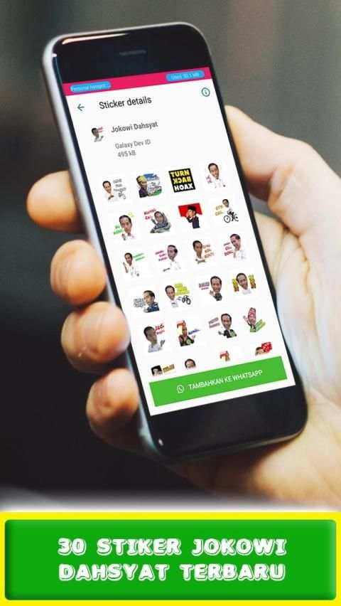 Stiker WA Jokowi Terbaru Gratis screenshot 2