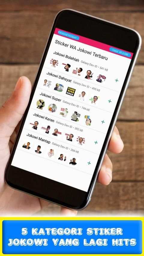 Stiker WA Jokowi Terbaru Gratis screenshot 5