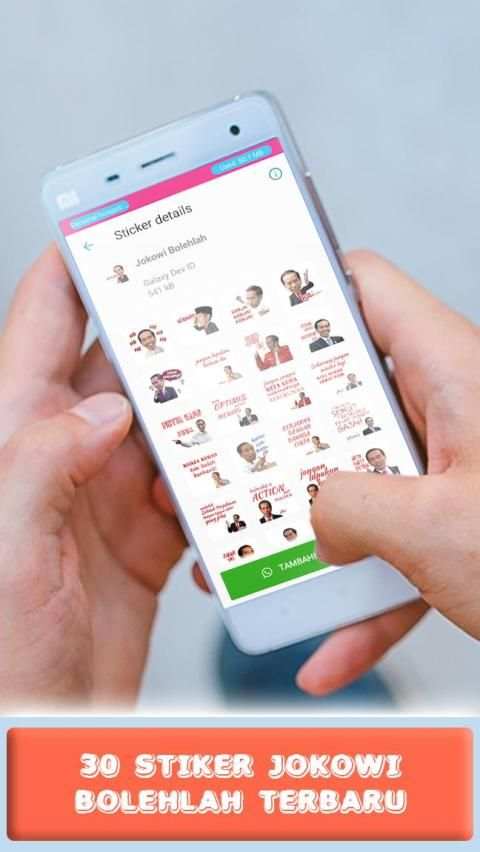Stiker WA Jokowi Terbaru Gratis screenshot 1