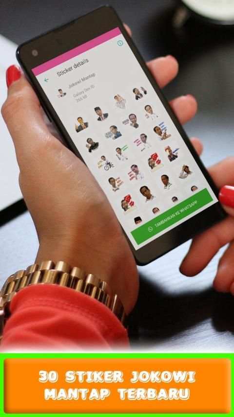 Stiker WA Jokowi Terbaru Gratis screenshot 4