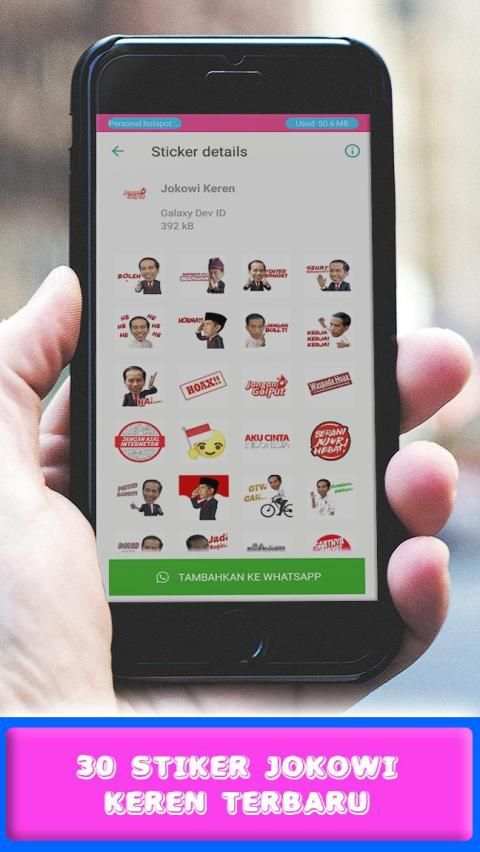 Stiker WA Jokowi Terbaru Gratis screenshot 3