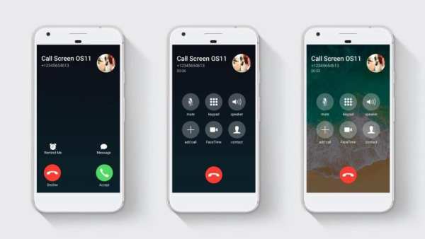 Call Screen Theme OS 11 Phone 8 screenshot 5