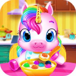 My Baby Unicorn & Panda Care - Kids Pet Games