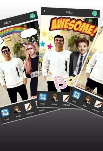 KPOP Selfie Camera-Pro screenshot 1