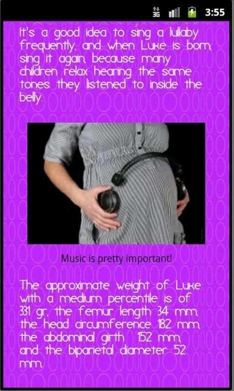 Pregnancy app LITE स्क्रीनशॉट 2