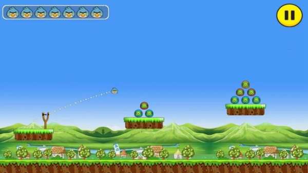 Angry Chicken-Knock Down-Slingshoot 2019 screenshot 2