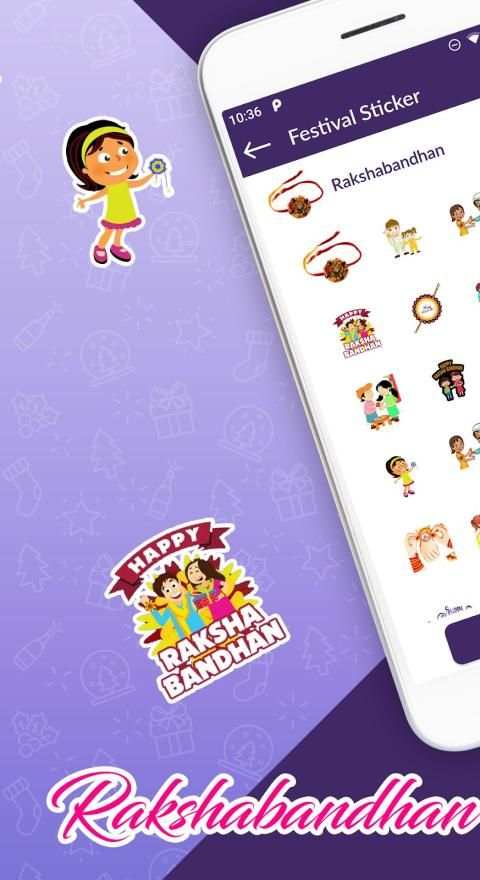 Festival Sticker (WASticker Apps) - Holi Sticker screenshot 4