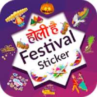 Festival Sticker (WASticker Apps) - Holi Sticker