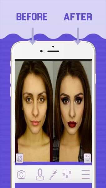 Makeup Selfie Camera स्क्रीनशॉट 6