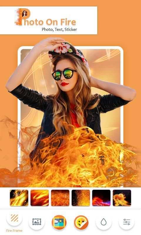 Photo On Fire - Fire Photo ,Text, Sticker **️ screenshot 9