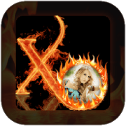 Photo On Fire - Fire Photo ,Text, Sticker **️ आइकन