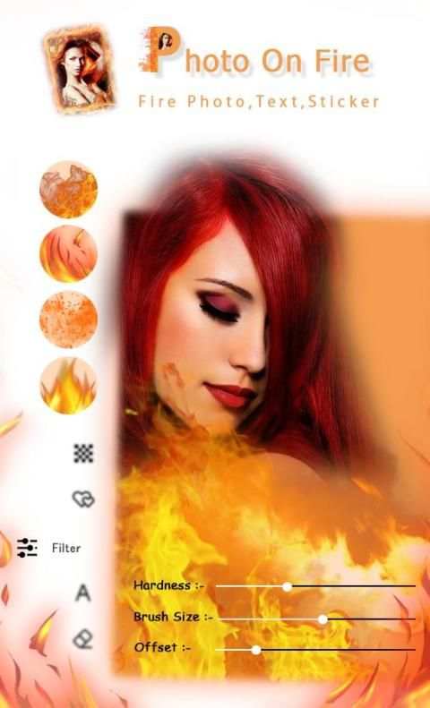 Photo On Fire - Fire Photo ,Text, Sticker **️ screenshot 6