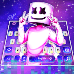 Galaxy Neon DJ Keyboard Theme आइकन