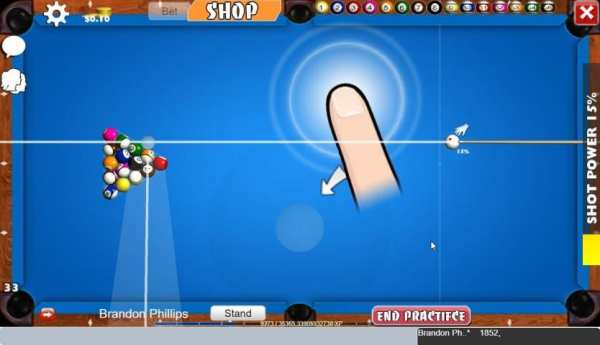 Flash 8-Ball Pool Game स्क्रीनशॉट 2