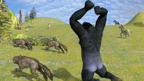 Angry Mad gorilla Wild Attack स्क्रीनशॉट 1