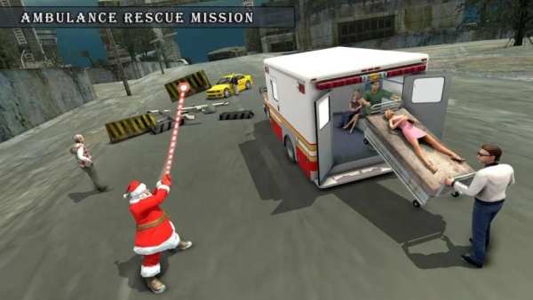 Crime City Simulator Santa Claus Rope Hero स्क्रीनशॉट 2