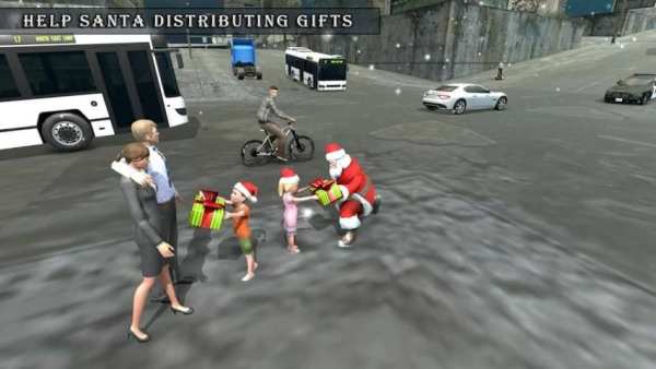 Crime City Simulator Santa Claus Rope Hero स्क्रीनशॉट 1